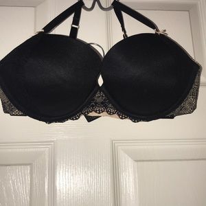 Heidi Klum Black Lace Bra
